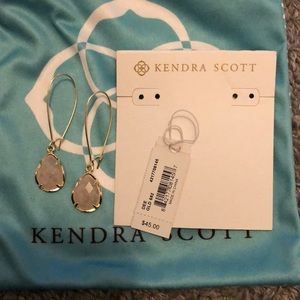 Kendra Scott Rose Quartz Drop Earrings
